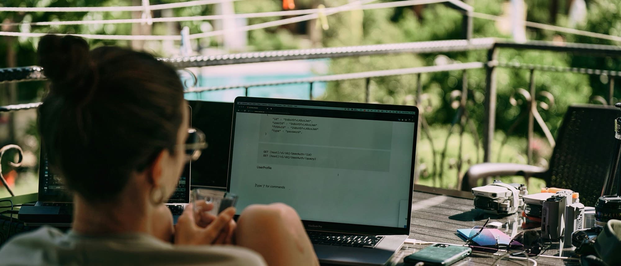 A team meeting in a glass-walled office