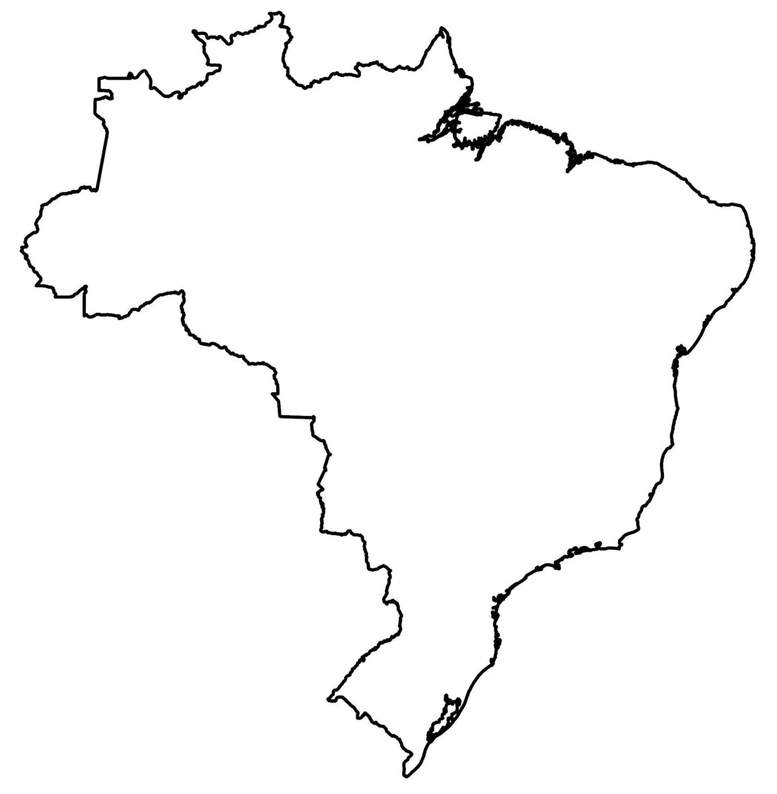 Map of Brazil